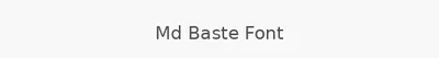 Md Baste Font