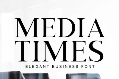 Media Times Free Font Font