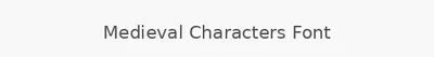 Medieval Characters Font