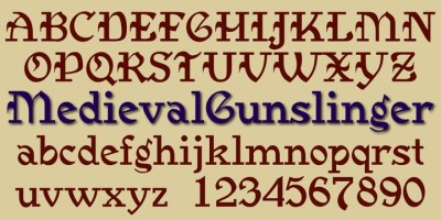 Medieval Gunslinger Font