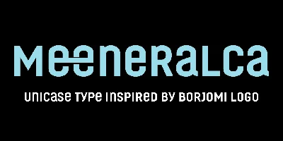 Meeneralca 4F Font