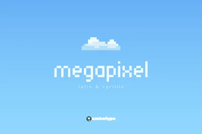 Megapixel Pixel Game Font