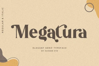 Megatura // Elegant Serif Typeface