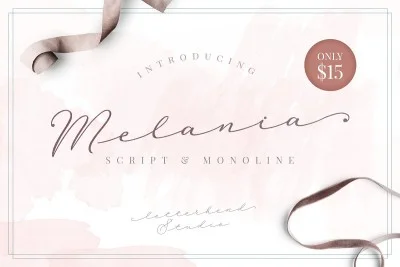 Melania Script Font