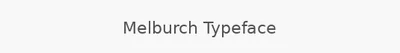 Melburch Typeface
