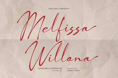Melfissa Willona | Casual Chic Font