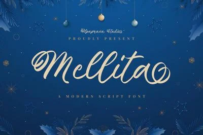 Mellita - Modern Script Font