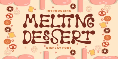 Melting Dessert Font