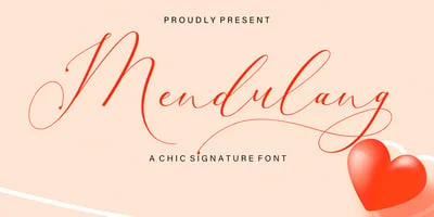 Mendulang Font