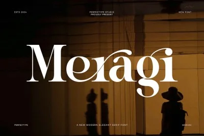 Meragi Modern Serif Font