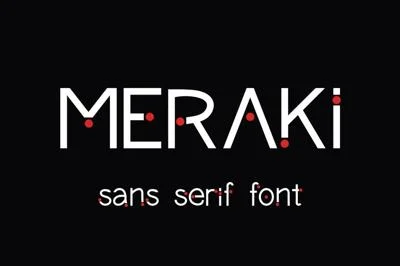 Meraki font.