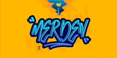 Merden Graffiti Font