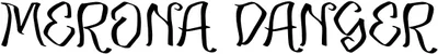 Merona Danger Font