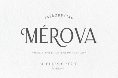 Merova - Classic Serif (5 Fonts) Free Download