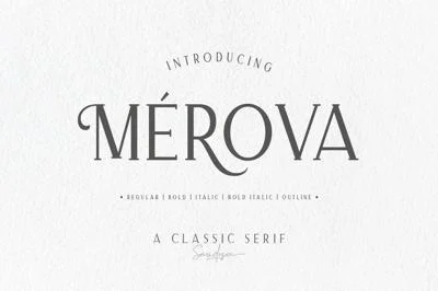 Merova - Classic Serif (5 Fonts)