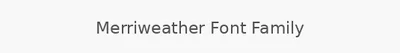 Merriweather Font Family