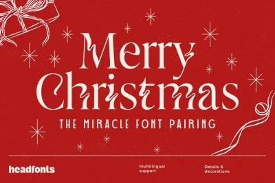 Merry Christmas Christmas Font Font