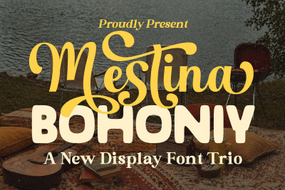 Mestina Bohoniy – Display Font Duo