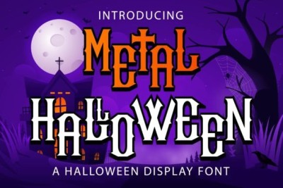 Metal Halloween Font