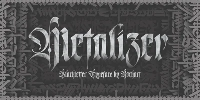 Metalizer Font