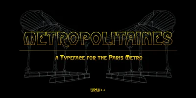 Metropolitaines Font