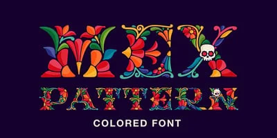 Mexican Pattern Font Free Download
