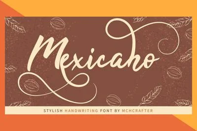 Mexicano Modern Calligraphy Typeface