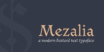 Mezalia Font