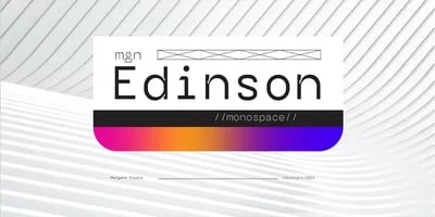 MGN Edinson Monospace Font