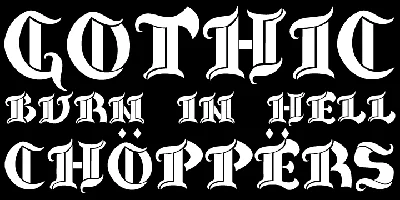 MHF Gothic Font
