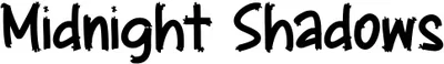 Midnight Shadows Font