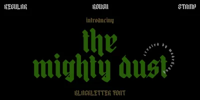 Mighty Dust Font