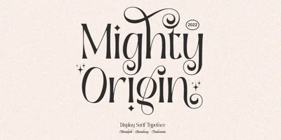 Mighty Origin Font