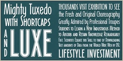 Mighty Tuxedo AOE Font