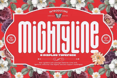 Mightyline - Ultra Condensed Font Free Download