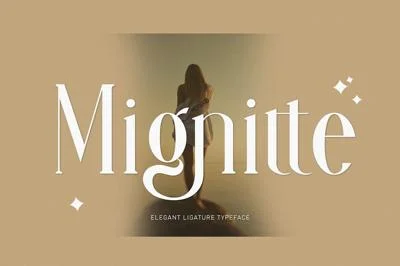 Mignitte Elegant Ligature Serif Font