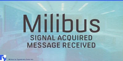 Milibus Font