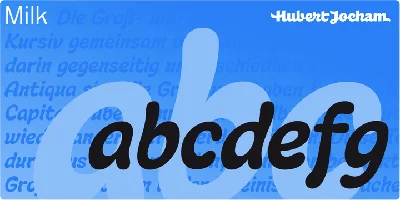 Milk Font