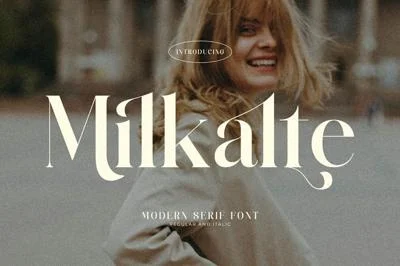 Milkate Modern Serif Font