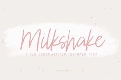 Milkshake | Brush Script Font