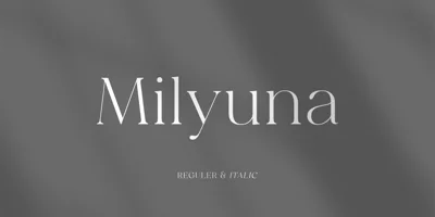 Milyuna Font