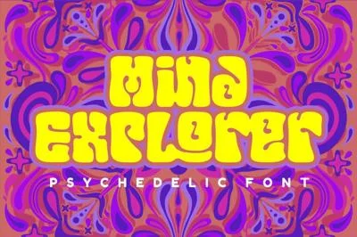 Mind Explorer - Psychedelic Font