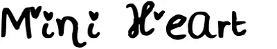 Miniheartfont Font