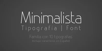 Minimalista Font