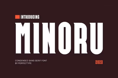 Minoru Modern Sans Serif Font Free Download