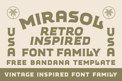 Mirasol Typeface | Vintage Font Free Download