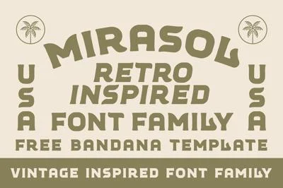 Mirasol Typeface | Vintage Font