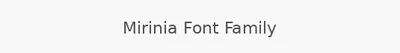 Mirinia Font Family