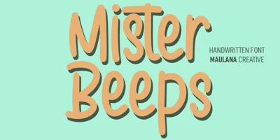 Mister Beeps Font