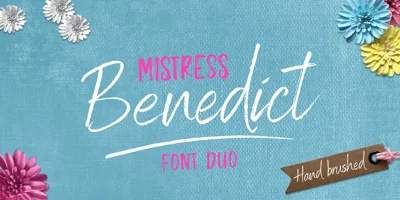 Mistress Benedict Brush Font